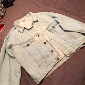 Light wash vintage jean jacket